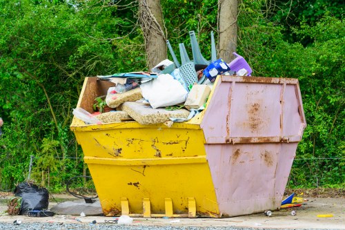 People responsibly disposing of old furniture in Westminster